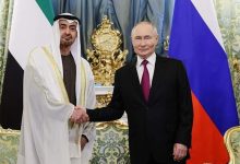 پوتین به حاکم امارات: می‌خواهم درباره تنش‌ها در ایران، با شما گفت‌و‌گو کنم/ به دقت وضعیت تهران را زیر نظر دارم