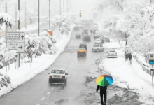 برف و کولاک در راه ایران