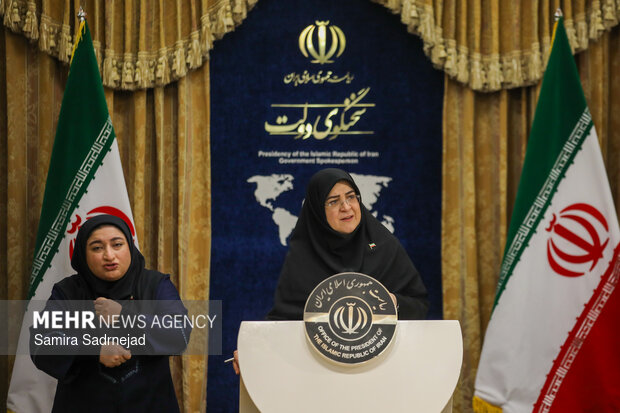 نشست خبری سخنگوی دولت