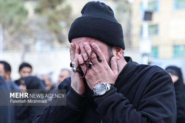 مراسم تشییع پیکرهای مطهر شهدای اغتشاشات تروریستی آمریکایی صهیونیستی