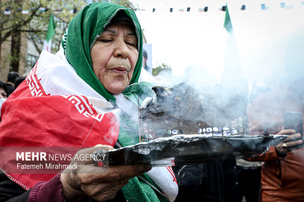 مراسم تشییع پیکرهای مطهر شهدای اغتشاشات تروریستی آمریکایی صهیونیستی