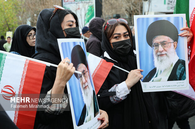 مراسم تشییع پیکرهای مطهر شهدای اغتشاشات تروریستی آمریکایی صهیونیستی