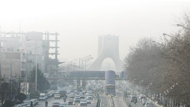 تهران در وضعیت نارنجی و آلوده