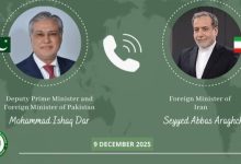 وزارت خارجه پاکستان: اسحاق دار که در امارات به سر می‌برد تماسی از عراقچی دریافت کرد