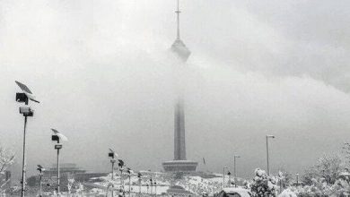 تهران یخ زد؛ ارتفاع برف به ۳۵ سانت رسید/ برف سنگین در راه پایتخت