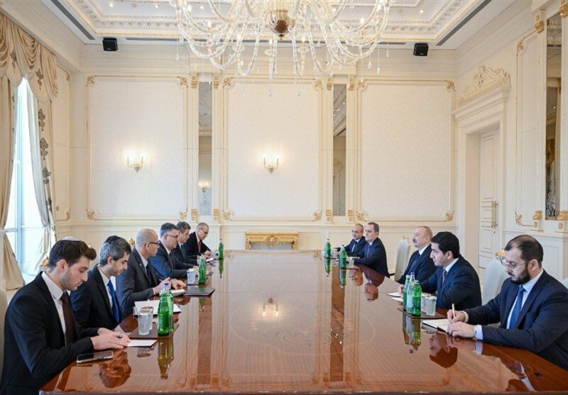 وزیر خارجه اسرائیل با علیاف در باکو دیدار کرد/ ساعر: سلامهای مردم یهود را برای مردم آذربایجان آوردهام