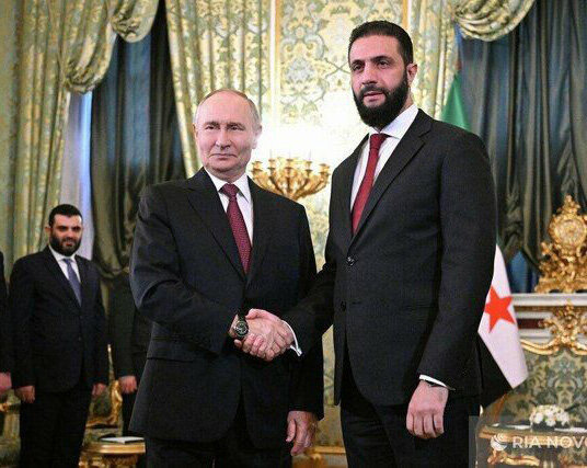 پوتین فردا میزبان احمد الشرع میشود / دومین رئیس جمهور انتقالی سوریه با رئیس جمهور روسیه