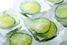 فواید عجیب خیار یخ زده برای پوست