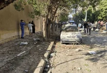 تصاویری از محل حادثه انفجار در بندرعباس