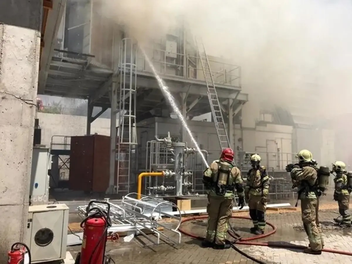 جزئیات آتش‌سوزی در نیروگاه برق آلستوم ستارخان تهران