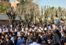 دومین روز تجمع دانشجویان در چند دانشگاه تهران (عکس)