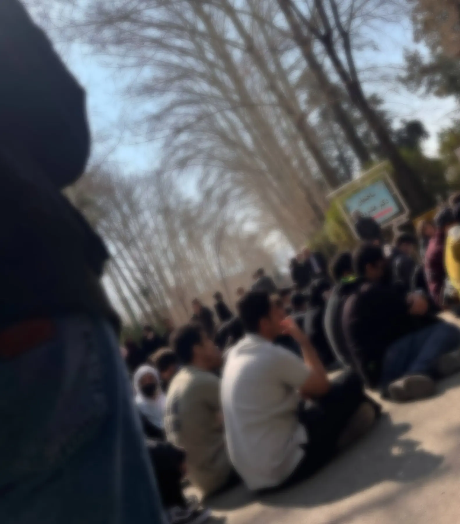 دومین روز تجمع دانشجویان در چند دانشگاه تهران (عکس)