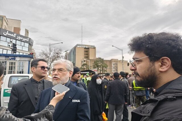 اعضای دولت در راهپیمایی ۲۲ بهمن حاضر شدند/ از عارف و عراقچی تا اسلامی و ستار هاشمی + تصاویر