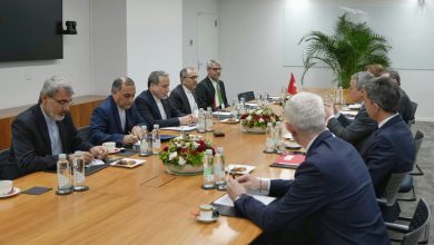 پیام وزیر خارجه سوئیس پس از دیدار با عراقچی/ عکس