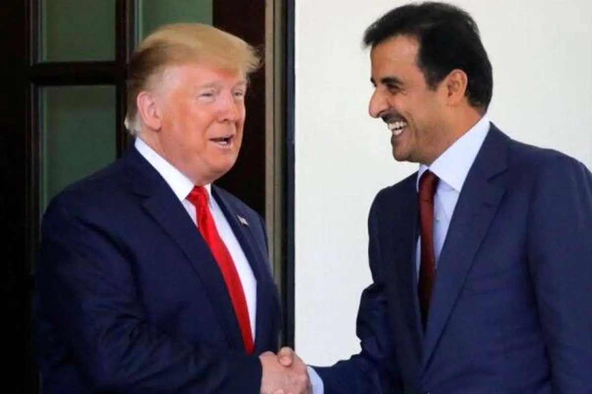 گفتگوی امیر قطر با ترامپ پیش از دیدار او با نتانیاهو
