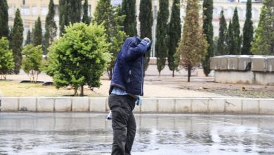 رگبار باران در برخی مناطق تهران / پیشبینی وزش باد و گرد و خاک