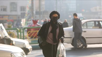 هوای تهران در وضعیت نارنجی و ناسالم برای گروه‌های حساس / شاخص آلودگی؛ ۱۰۱