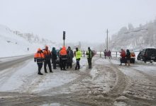 جاده چالوس یکطرفه شد
