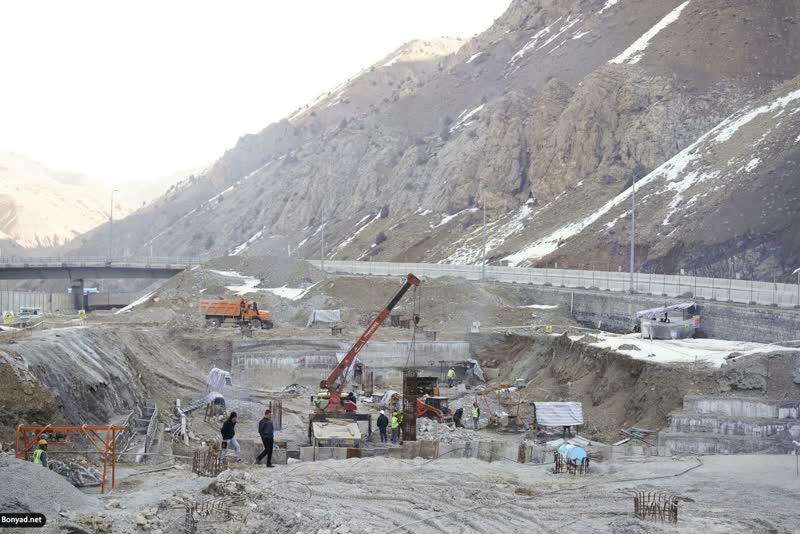 گزارش تصویری برگزاری اردوی راهیان پیشرفت بازدید از پروژه آزادراه تهران شمال