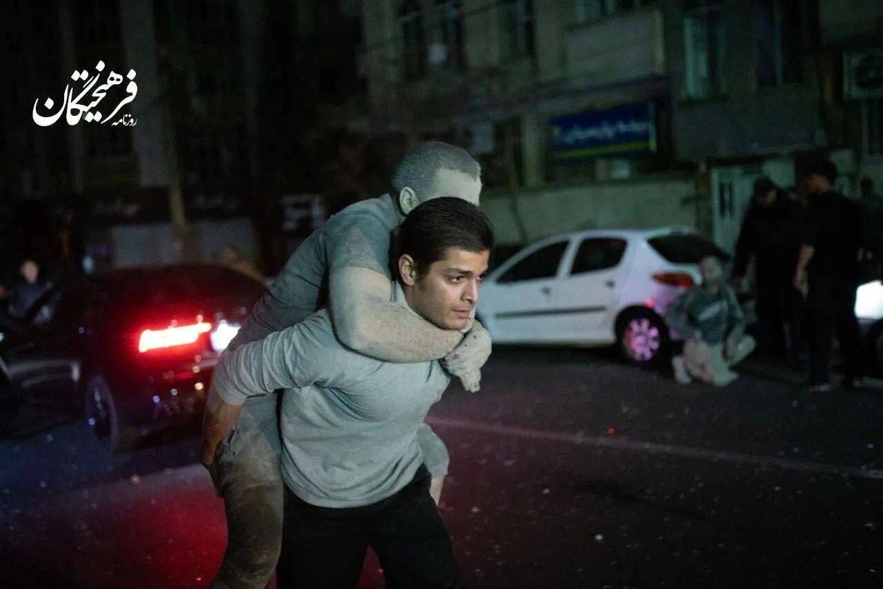 تصاویری از تخریب حاصل از حملات شب گذشته در تهران + عکس