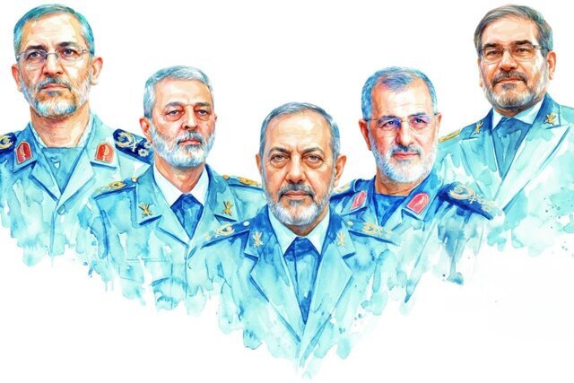 آغاز مراسم تشییع فرماندهان شهید «جنگ رمضان» از سرلشکر موسوی، پاکپور، شمخانی تا امیر نصیرزاده