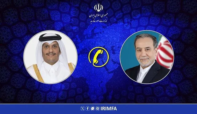 عراقچی در گفت‌وگوی تلفنی با همتای قطری: حملات ایران، صرفاً منافع آمریکا را هدف قرار می‌دهد
