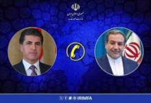 رایزنی عراقچی و بارزانی در مورد تقویت همکاری‌های ایران و عراق برای صیانت از مرزها