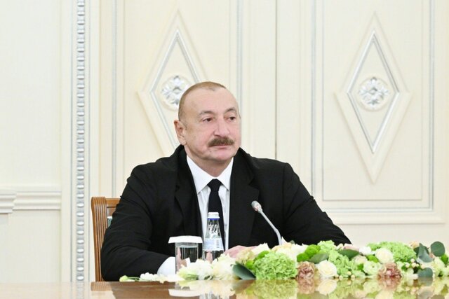 علیاف: تلاش مشترک برای تقویت دوستی و همکاری با ایران ادامه مییابد