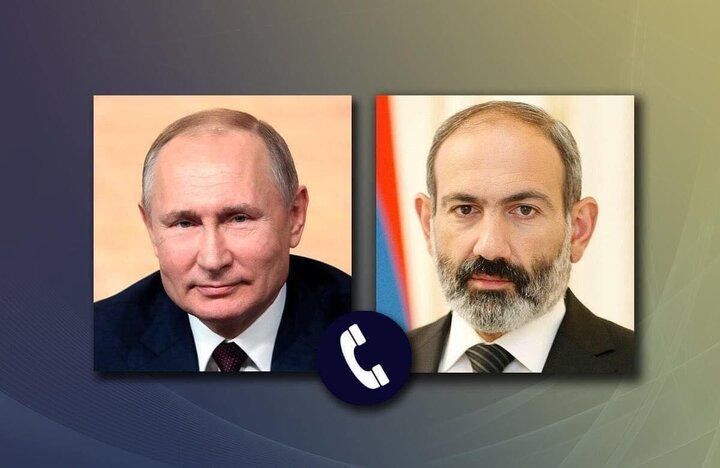 گفتوگوی تلفنی پوتین و پاشینیان