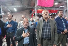 حضورعلی اصغر رضائی درمراسم بزرگداشت شهدای کارگراستان خراسان رضوی