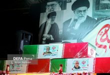 تصاویری از حضور مردم با پوششهای متفاوت در بدرقه رئیس شهید اطلاعات سپاه