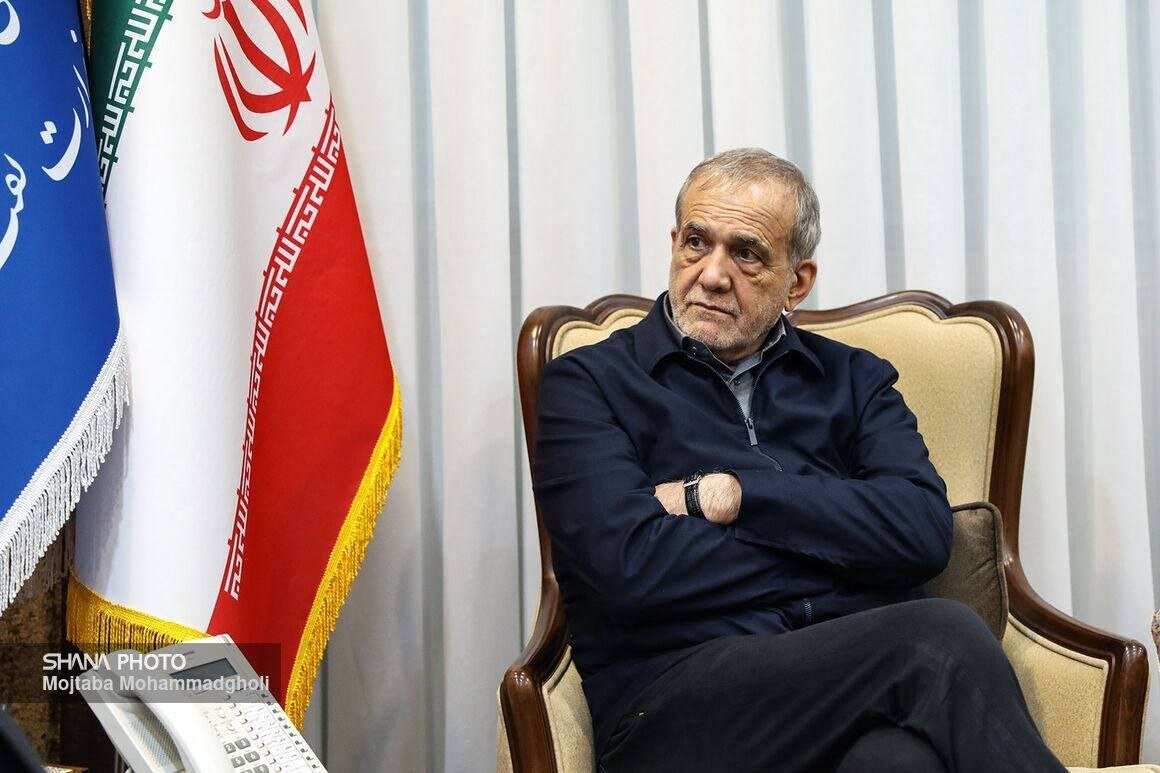 تصاویری از بازدید میدانی پزشکیان از وزارت نفت