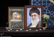 محمدعلی زم با تیپ متفاوت در مراسم چهلم رئیس دفتر فرماندهی کل قوا + تصویر