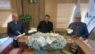 ديدار مدير عامل آتيه سازان حافظ با رئيس و دبير كانون عالي بازنشستگان تامين اجتماعي
