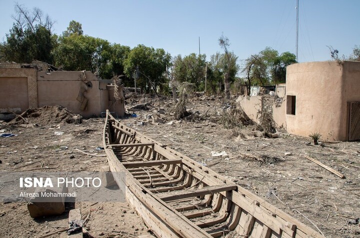 تجاوز دوباره دشمن به کشتیسازان اروندان و جزیره مینو