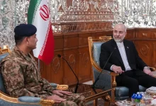 قالیباف در دیدار با فرمانده ارتش پاکستان: ایران برای برقراری صلح و امنیت کامل در منطقه مصمم است