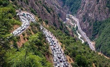 جاده چالوس یکطرفه شد