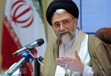 تصاویری از آیت الله اعرافی در خانه شهید اسماعیل خطیب/ پسران وزیر اطلاعات هم بودند