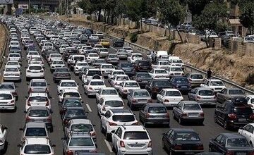 موج بازگشت مسافران/ ترافیک در این جاده‌ها پرحجم شد