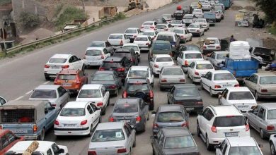 ترافیک سنگین در آزادراه‌های قزوین‑کرج‑تهران و ساوه‑تهران/ بارش باران در هراز و فیروزکوه