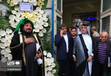 تصاویری از پسران شهید اسماعیل خطیب در مراسم چهلم پدرشان/ کاظم صدیقی و محمود کریمی هم آمدند
