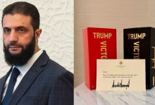 ترامپ برای احمد الشرع عطر فرستاد / رئیس جمهور آمریکا: باز هم ادکلن فرستادم که اگر تمام کرده‌باشی استفاده کنی / الشرع: ظاهرا از دیدار ما بو به جا مانده