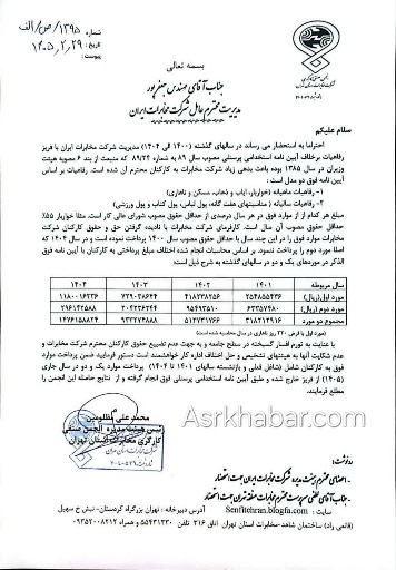 رفاهیات کارمندان مخابرات در فریز ۴ساله؛ درخواست پرداخت کامل روی میز مدیرعامل