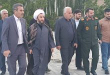 بازدید فرماندار، امام جمعه و فرمانده سپاه خوی از تأسیسات آبرسانی و زیرساخت‌های شرکت آب و فاضلاب