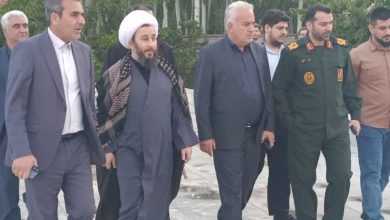 بازدید فرماندار، امام جمعه و فرمانده سپاه خوی از تأسیسات آبرسانی و زیرساخت‌های شرکت آب و فاضلاب