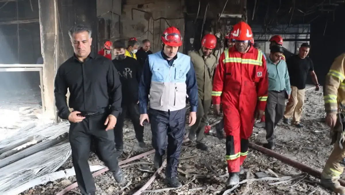 پایان عملیات مهار آتشسوزی مجتمع ارغوان؛ آمار جانباختگان به ۸ نفر رسید