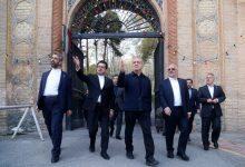 بازدید سرزده رییس جمهور از بخش های آسیب از جنگ مجموعه سعدآباد