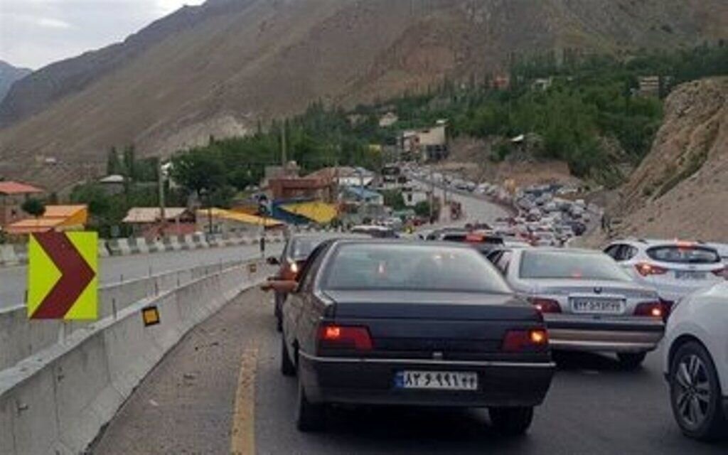 جاده چالوس و آزادراه تهران- شمال از ساعت ۱۶ یکطرفه می‌شود