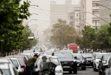 صدور هشدار زرد هواشناسی برای وزش باد شدید در تهران