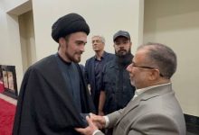 حضور رئیس هیئت عمومی مجلس اعلای اسلامی عراق در حرم مطهر امام خمینی(ره)